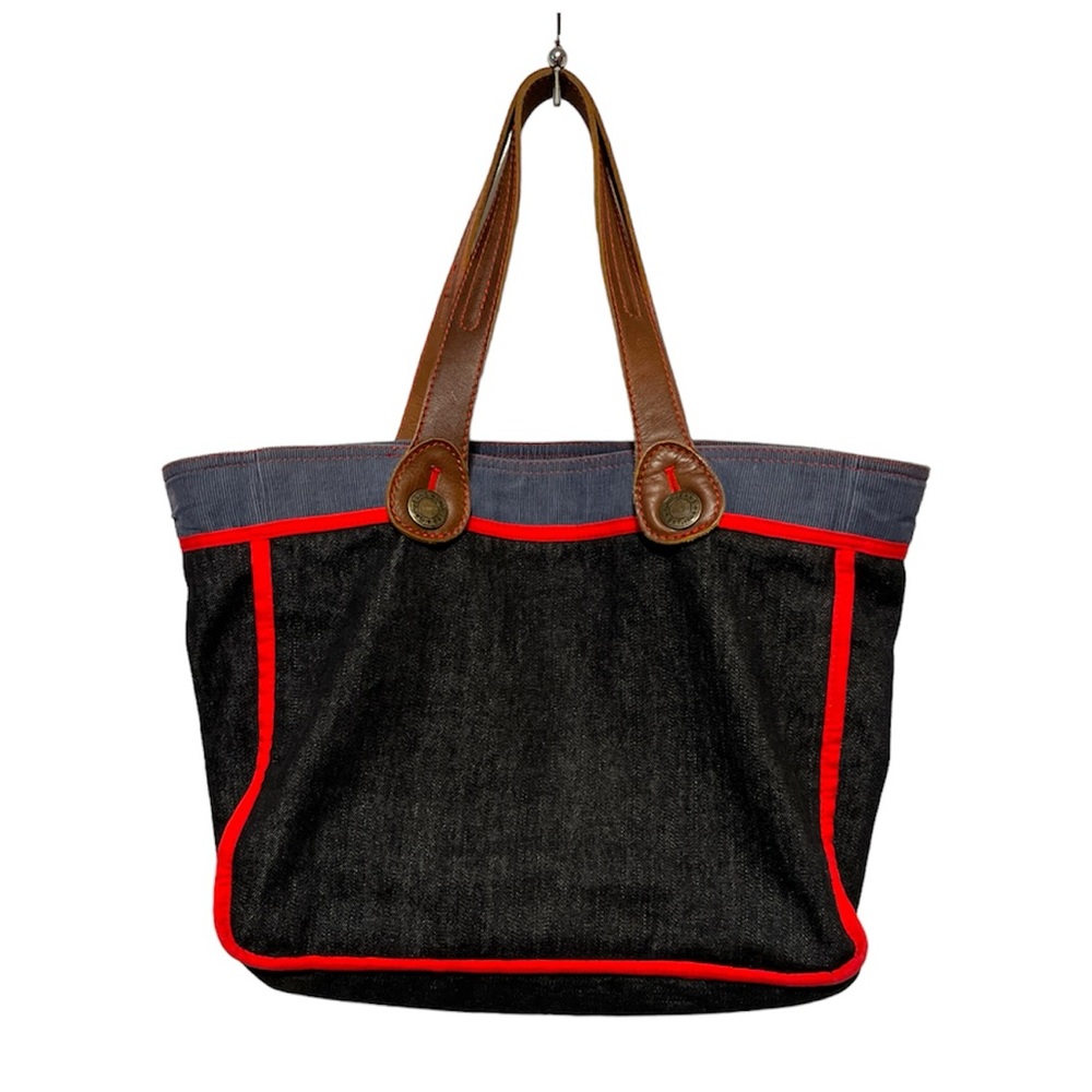 GAP Y2K Reversible Denim/Corduory Hand Bag - Picture 2 of 12